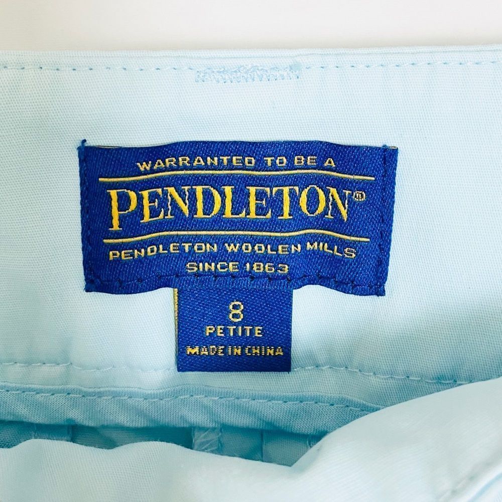 Pendleton Light Blue Capri Sz 8 Pants - Picture 4 of 4